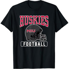 Northern Illinois University NIU Huskies Football Helmet T-Shirt
