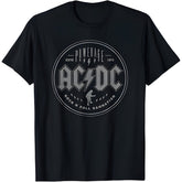 Official AC DC Rock N Roll Damnation Band Music Vintage Logo T-Shirt