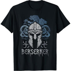 Norse Mythology Berserker Helmet Warrior T-Shirt