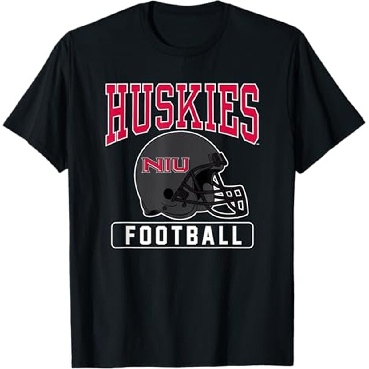 Northern Illinois University NIU Huskies Football Helmet T-Shirt